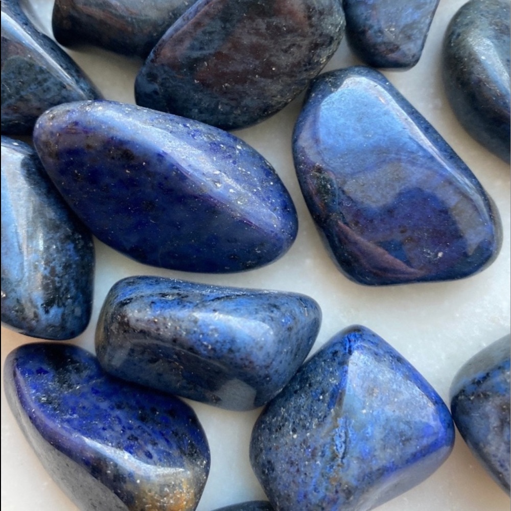 2/$20 🧿 Dumortierite Tumbles (2pc)